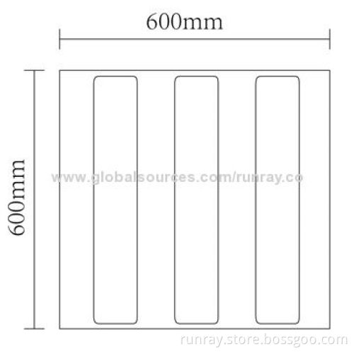 Dimmable LED Panel Light with 36W Power, 5730 SMD, 85-265V AC or 12V DC, Easy Installation, CE/RoHS